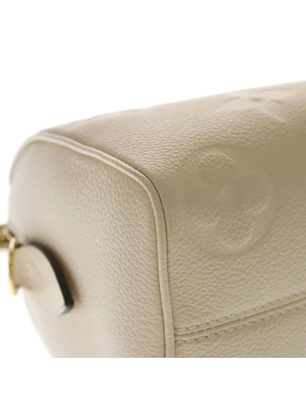 Louis Vuitton Monogram Empreinte Speedy Bandouliere 20 2-Way Shoulder Bag Ivory